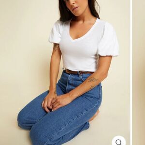 NWT Nation LTD - Teva Relaxed Bubble Tee in White